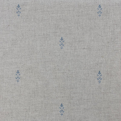 Asli True Blue - Natural fabric with classical Blue pattern