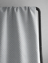 Nikolet True Blue - Curtain fabric, classic Blue pattern
