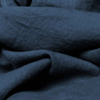 Ulrike Deep Sea - Stonewashed Dark Blue fabric