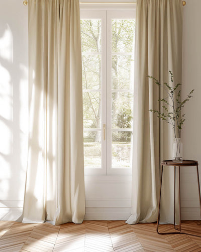 Vanilla Curtains in 100% cotton
