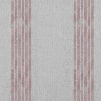 Sumi Dusty Pink - Natural curtain fabric with Pink Striped print