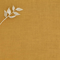 Yellow Linen Cotton fabric. Very soft. Enni Mustard by Ada & Ina