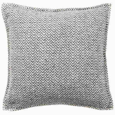 Chevron Grey Lambswool Cushion Cover 45 x 45 cm