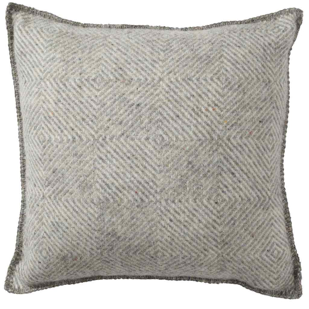 Gooseye Grey Lambswool Cushion Cover 45 x 45 cm

