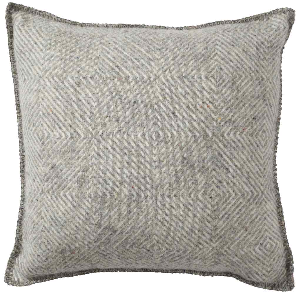 Gooseye Grey Lambswool Cushion Cover 45 x 45 cm
