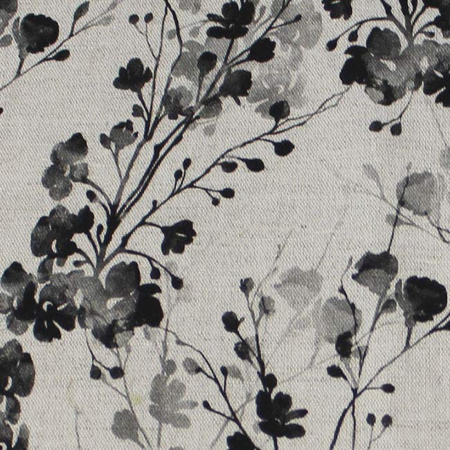 FlowerBliss Charcoal, blue and grey close-up