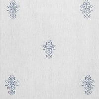 Lisana Agate Blue - Curtain fabric with Blue abstract print