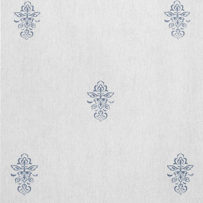 Lisana Agate Blue - Curtain fabric with Blue abstract print