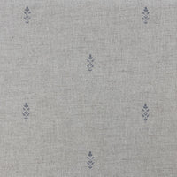 Asli Ash - Natural fabric with classical grey pattern