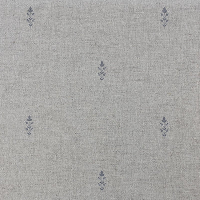 Asli Ash - Natural fabric with classical grey pattern