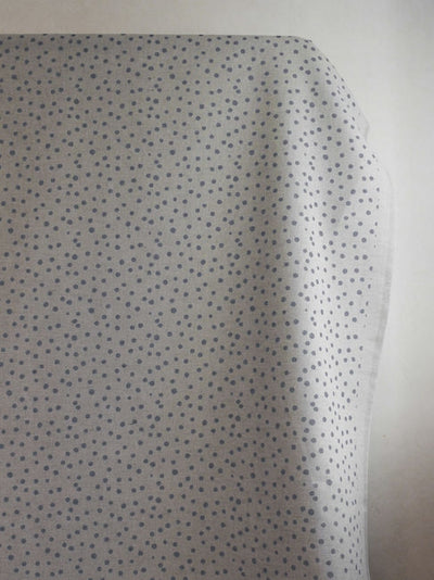Dottie Ash - Dotted curtain fabric with Grey dots 