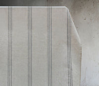 Telma Ash - Curtain fabric with Grey stripes