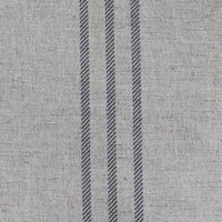Telma Ash - Curtain fabric with Grey stripes