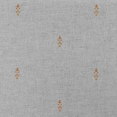 Asli Gold Ochra - Natural fabric with classical Yellow Orange pattern
