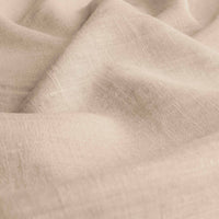 Beige Linen fabric - pre-washed 100% linen curtain fabric. Bianco Dusk Beige by Ada & Ina.