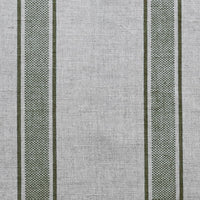 Bella Sea Weed - Curtain fabric with Green stripes