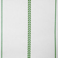 Berit Parrot Green - curtain fabric with Green striped print