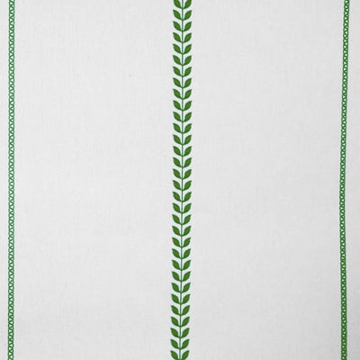 Berit Parrot Green - curtain fabric with Green striped print