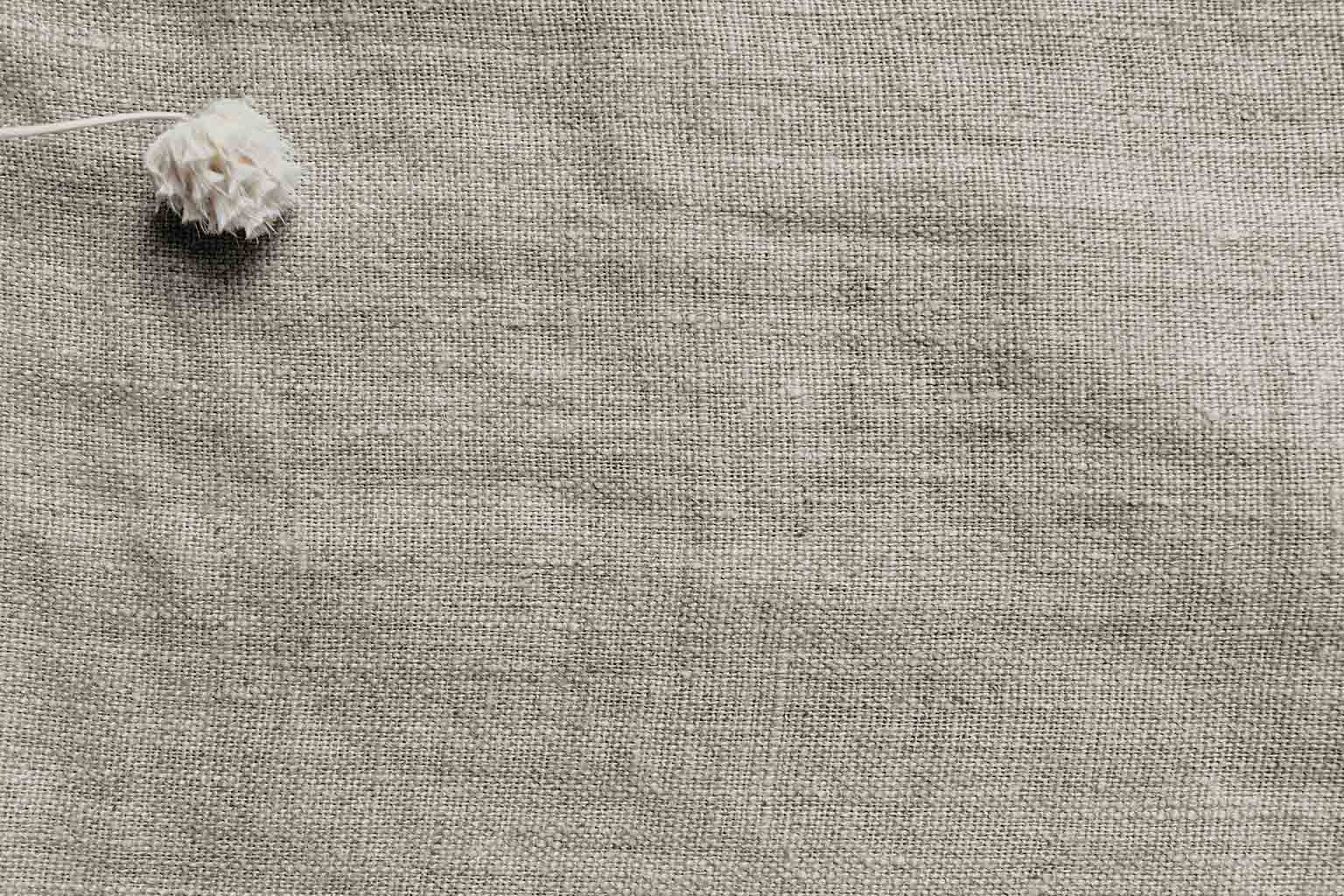 Bianco Natural - Prewashed Natural Linen Fabric
