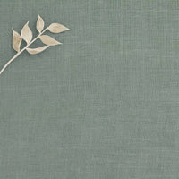 Blue Linen Cotton fabric. Very soft. Enni Dusty Aqua by Ada & Ina
