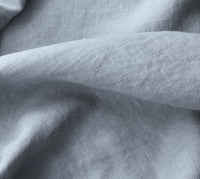 Blue 100% Linen Fabric. Bea Beau Blue by Ada & Ina Fabrics
