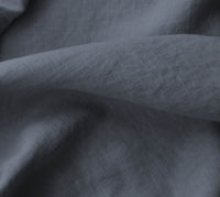 Blue 100% Linen Fabric. Bea Denim by Ada & Ina Fabrics