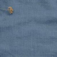 Blue Linen fabric - pre-washed 100% linen. Bianco Persian Blue by Ada & Ina.