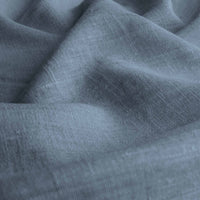 Blue Linen fabric - pre-washed 100% linen curtain fabric. Bianco Persian Blue by Ada & Ina.
