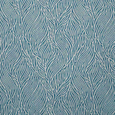 Erica Blue Stone - Curtain fabric with Blue abstract print