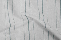 Inari Blue Stone- Curtain fabric with Blue striped print