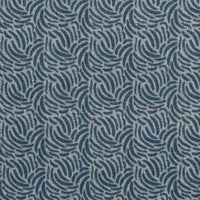Malena Blue Stone - Blue patterned fabric