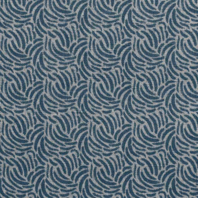Malena Blue Stone - Blue patterned fabric