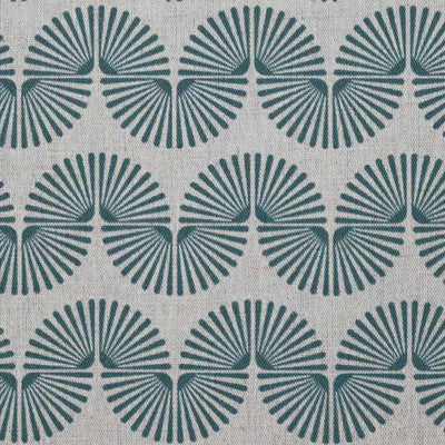Ofira Blue Stone - Curtain fabric with Blue abstract print