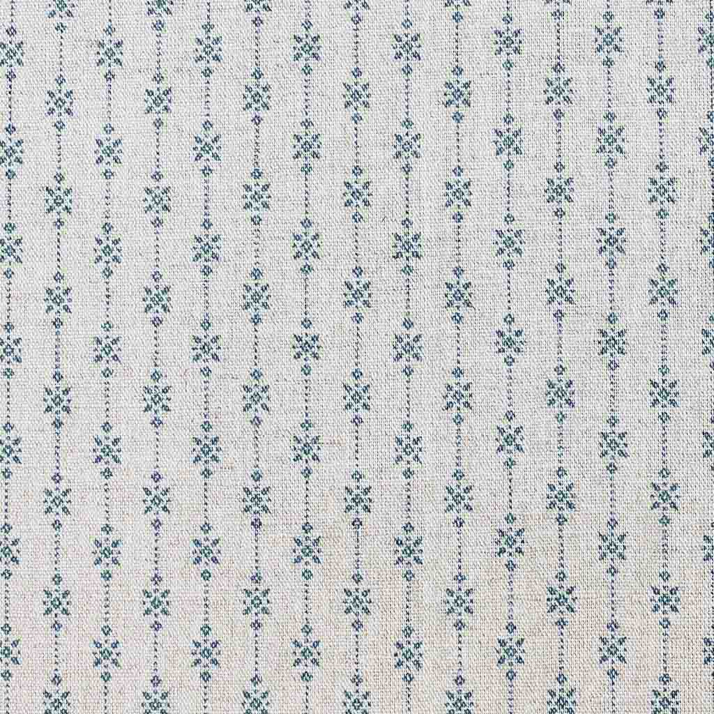 Nikolet Blue Stone - Curtain fabric, classic Blue pattern