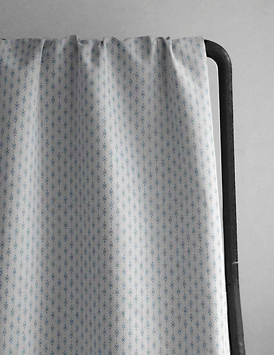 Nikolet Blue Stone - Curtain fabric, classic Blue pattern