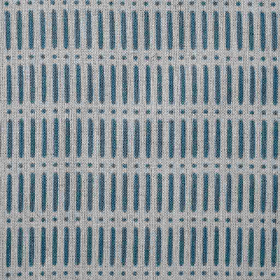 Egenia Blue Stone - Natural curtain fabric, Blue abstract print