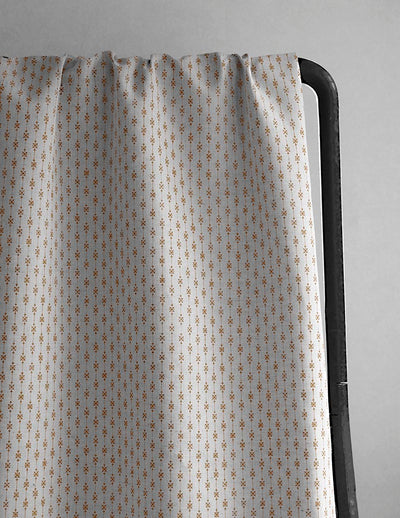 Nikolet Burnt Orange - Curtain fabric, classic Orange pattern