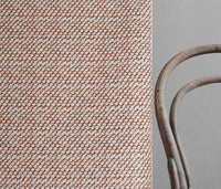 Jenna Burnt Orange - Curtain fabric with Orange abstract print