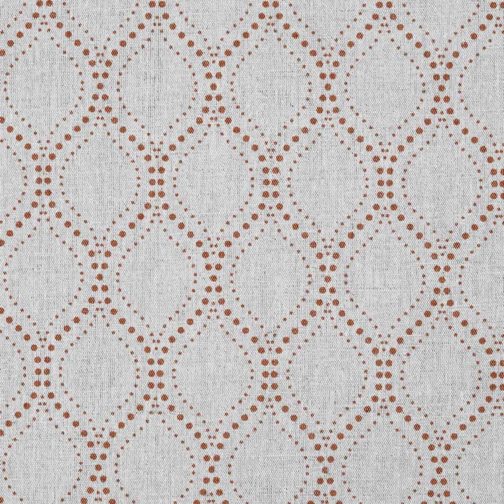 Sara-NAT Burnt Orange - Curtain fabric with Orange abstract print