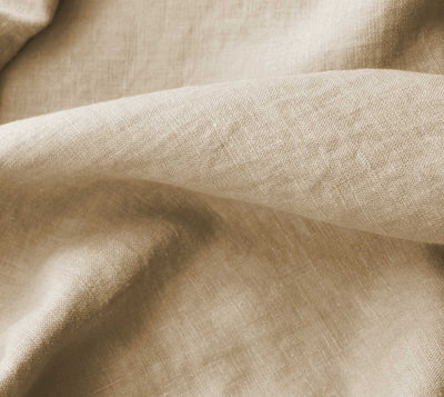 Chalk 100% Linen Fabric. Bea Chalk by Ada & Ina Fabrics