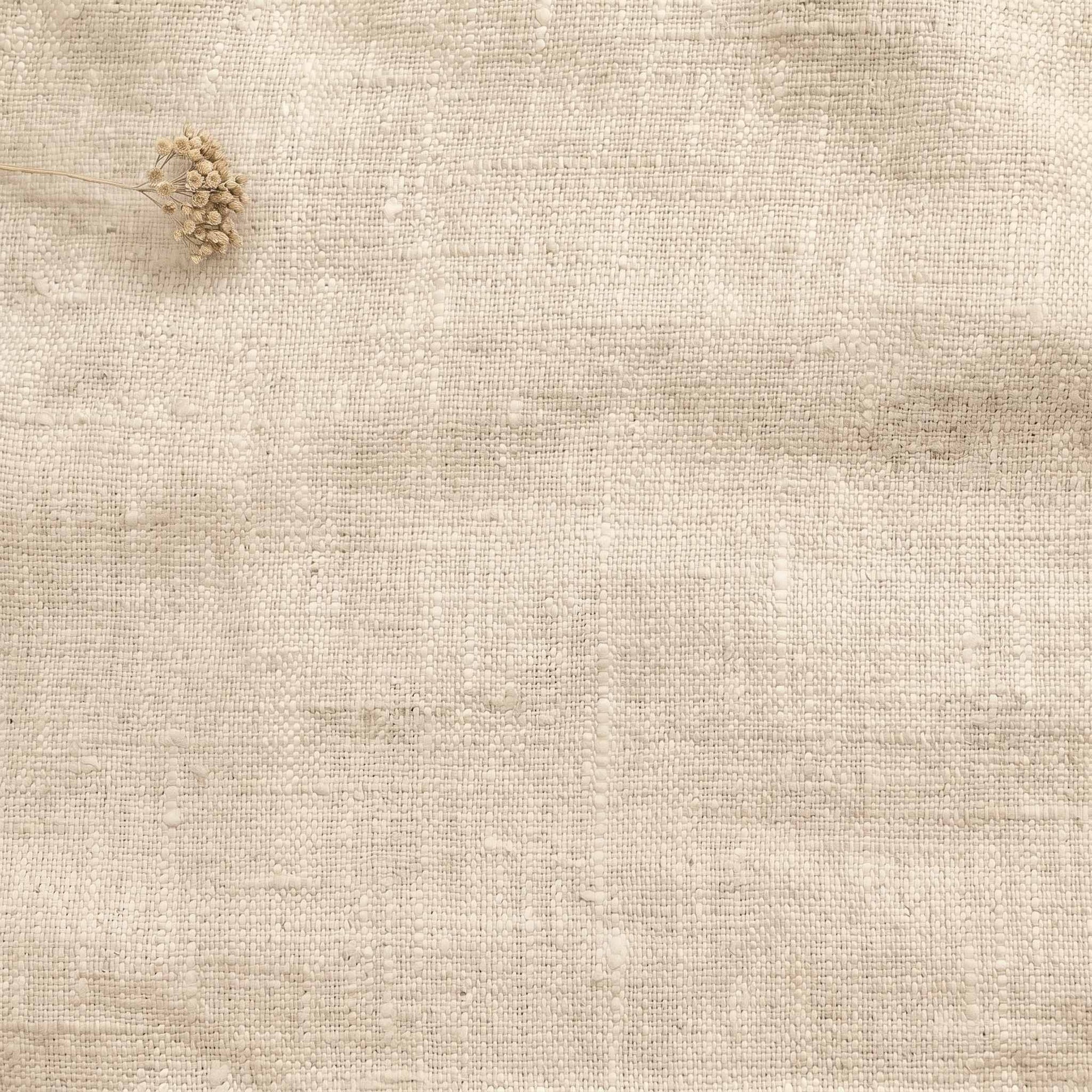 Chalk Linen fabric - pre-washed 100% linen. Bianco Chalk by Ada & Ina.