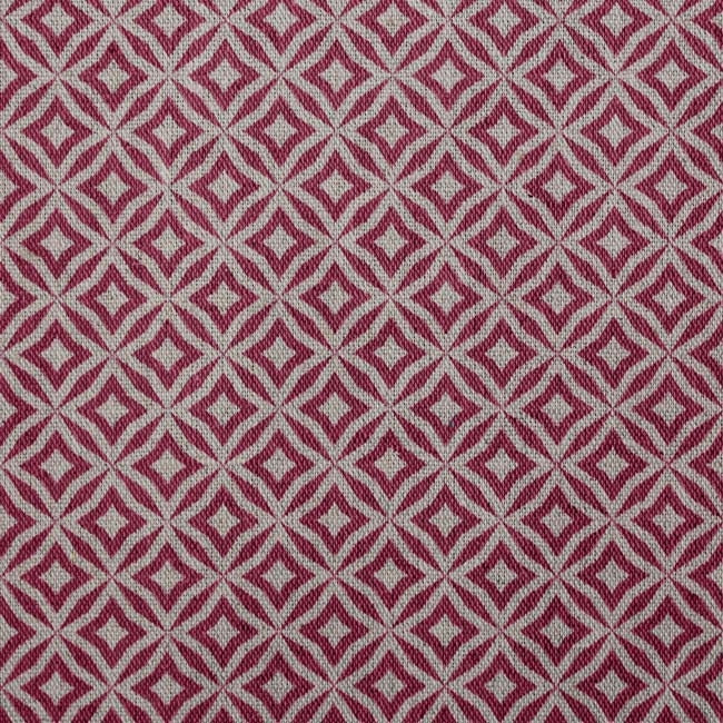 Nella Chery- Fabric for curtains printed with Red 