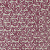 Saana Cherry - Curtain fabric, abstract Red geometric pattern