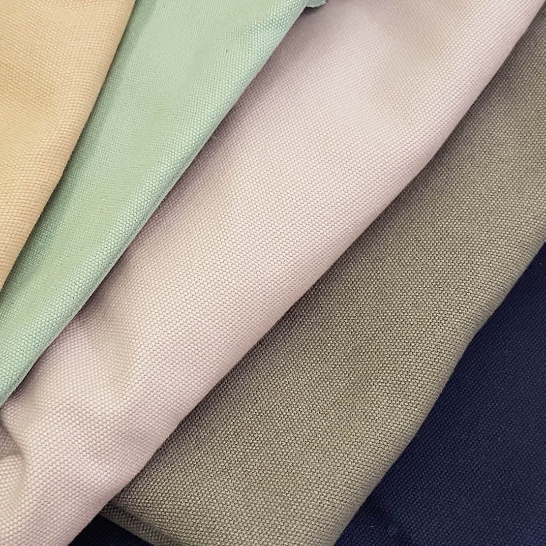 Cotton Canvas Remnant fabrics - Photo for illustrative purposes only