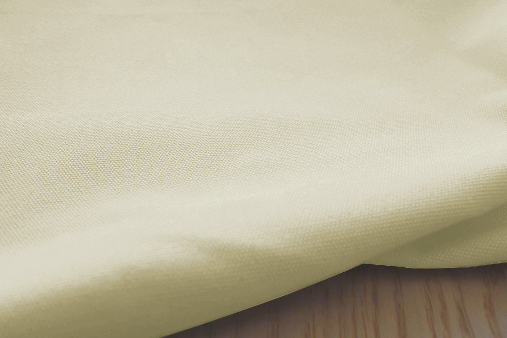 Amara Creamy Mist - Neutral Cotton fabric, close-up shot