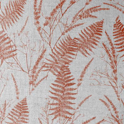 Fernia Crimson Red - Fabric for curtains with Red pattern