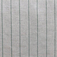 Solveig Dark Pine - Curtain fabric with green stripes