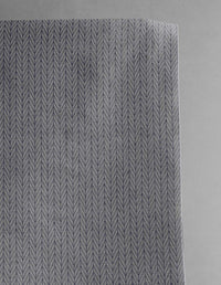 Ollie Deep Blue Curtain fabric, abstract blue herringbone pattern