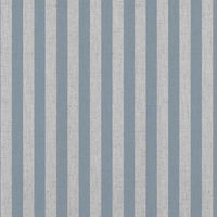 Liliana Denim-NAT - striped blue patterned fabric for curtains and blinds