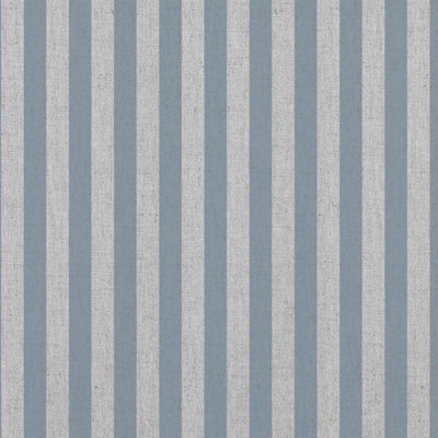 Liliana Denim-NAT - striped blue patterned fabric for curtains and blinds